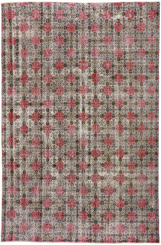 7 x 11 Vintage Turkish Sivas Rug 53365
