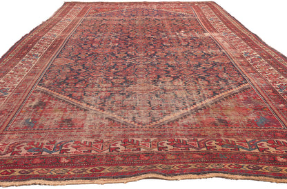7 x 12 Antique Persian Malayer Rug 78548
