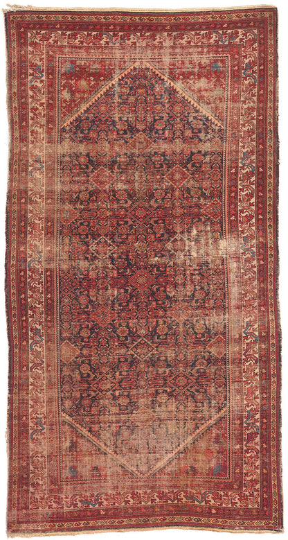 7 x 12 Antique Persian Malayer Rug 78548