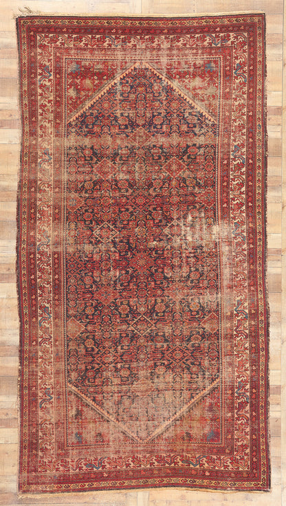 7 x 12 Antique Persian Malayer Rug 78548