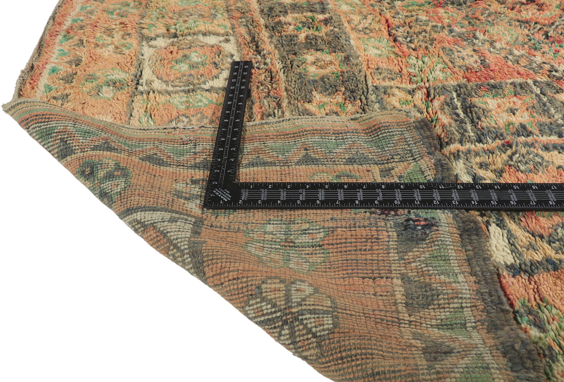 7 x 13 Vintage Beni MGuild Moroccan Rug 21199