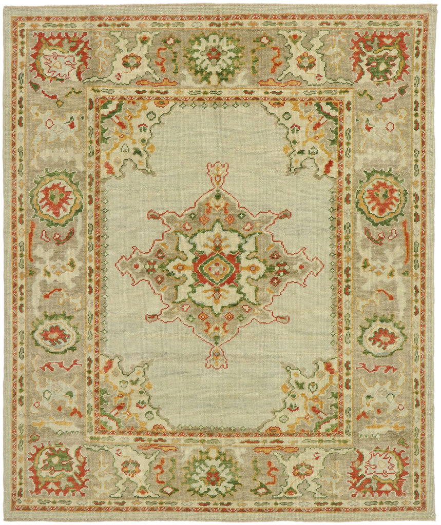 7 x 8 Turkish Oushak Rug 53159