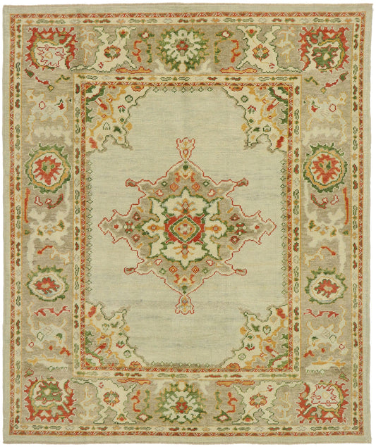 7 x 8 Turkish Oushak Rug 53159