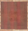 7 x 8 Vintage Turkish Striped Kilim Rug 60654