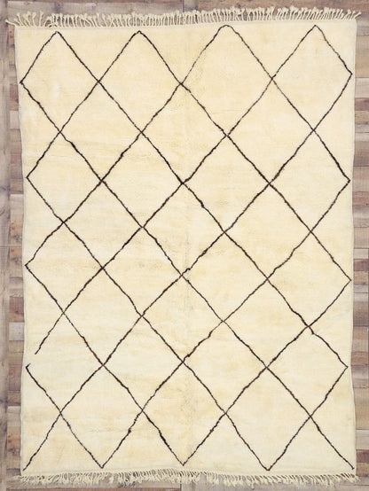 7 x 9 Modern Moroccan Beni Ourain Rug 20762