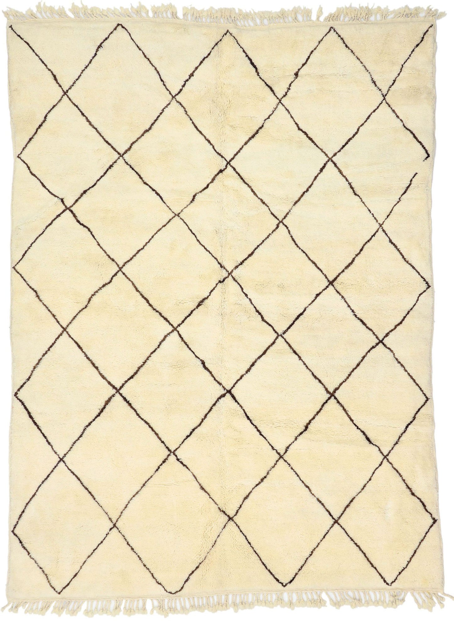 7 x 9 Modern Moroccan Beni Ourain Rug 20762