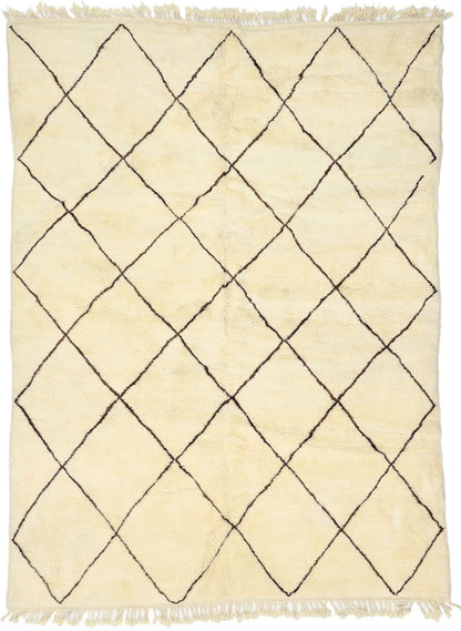 7 x 9 Modern Moroccan Beni Ourain Rug 20762
