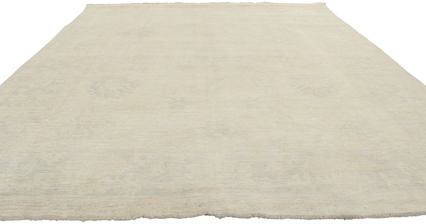 7 x 9 Neutral Oushak Rug 80974