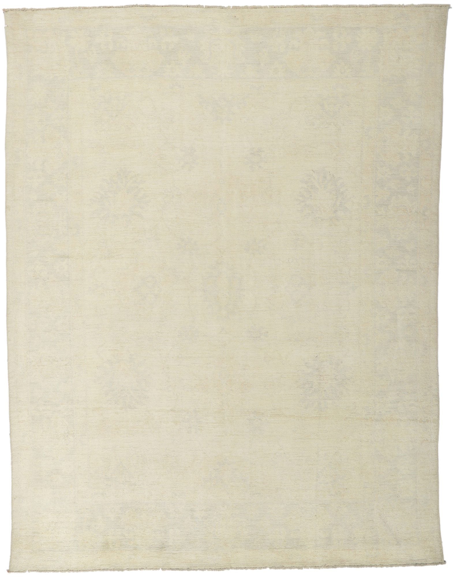 7 x 9 Neutral Oushak Rug 80974
