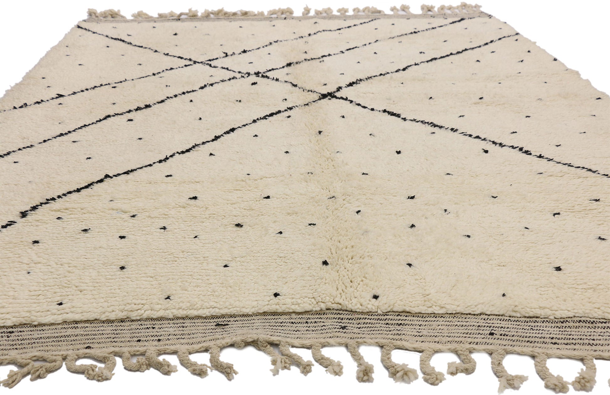 7 x 9 Neutral Moroccan Rug 20788
