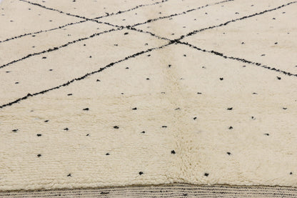 7 x 9 Neutral Moroccan Rug 20788