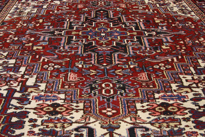 7 x 9 Vintage Persian Heriz Rug 71255