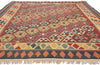 7 x 9 Vintage Persian Shiraz Kilim Rug 61232