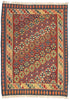 7 x 9 Vintage Persian Shiraz Kilim Rug 61232