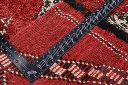 7 x 9 Vintage Moroccan Beni Ourain Rug 21262