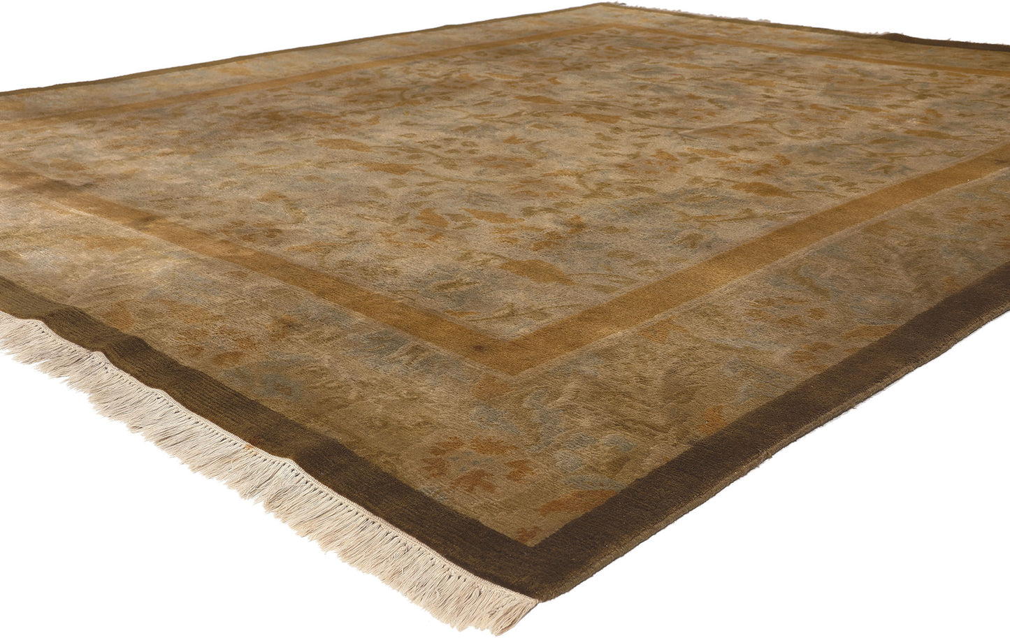 7 x 9 Vintage Earthy Tibetan Rug 76612