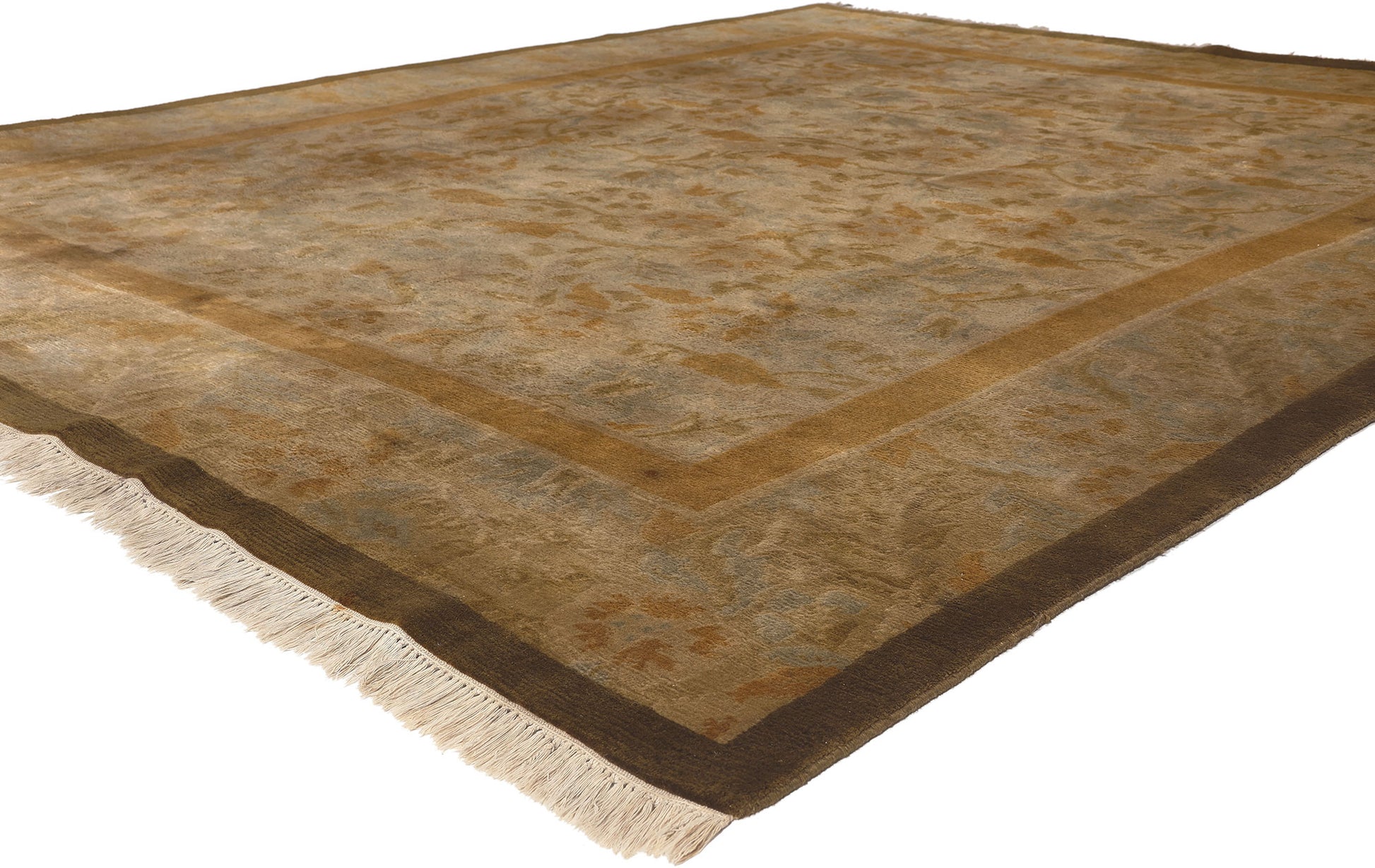 7 x 9 Vintage Earthy Tibetan Rug 76612
