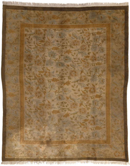 7 x 9 Vintage Earthy Tibetan Rug 76612