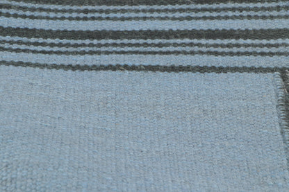 8 x 10 Blue Swedish Inspired Kilim Rug 30939