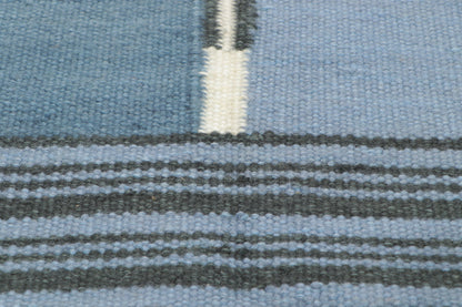 8 x 10 Blue Swedish Inspired Kilim Rug 30939