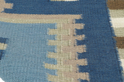 8 x 10 Scandinavian Modern Swedish Inspired Kilim Rug 30965