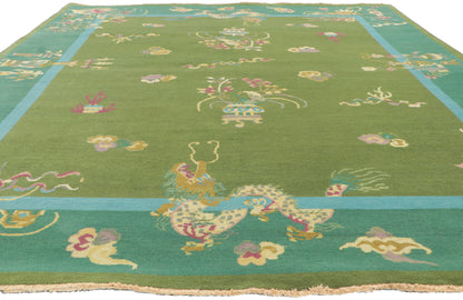 8 x 10 Chinese Art Deco Rug 30924