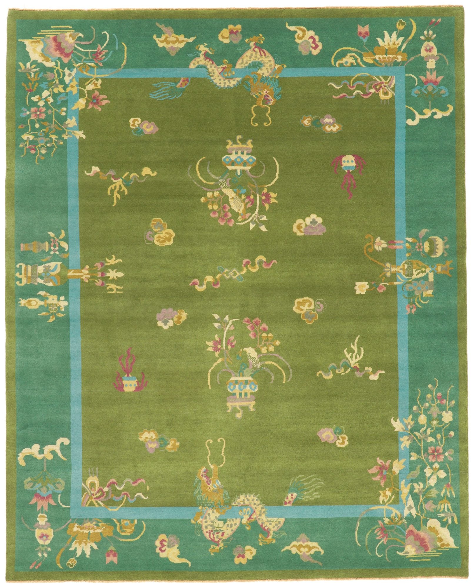 8 x 10 Chinese Art Deco Rug 30924