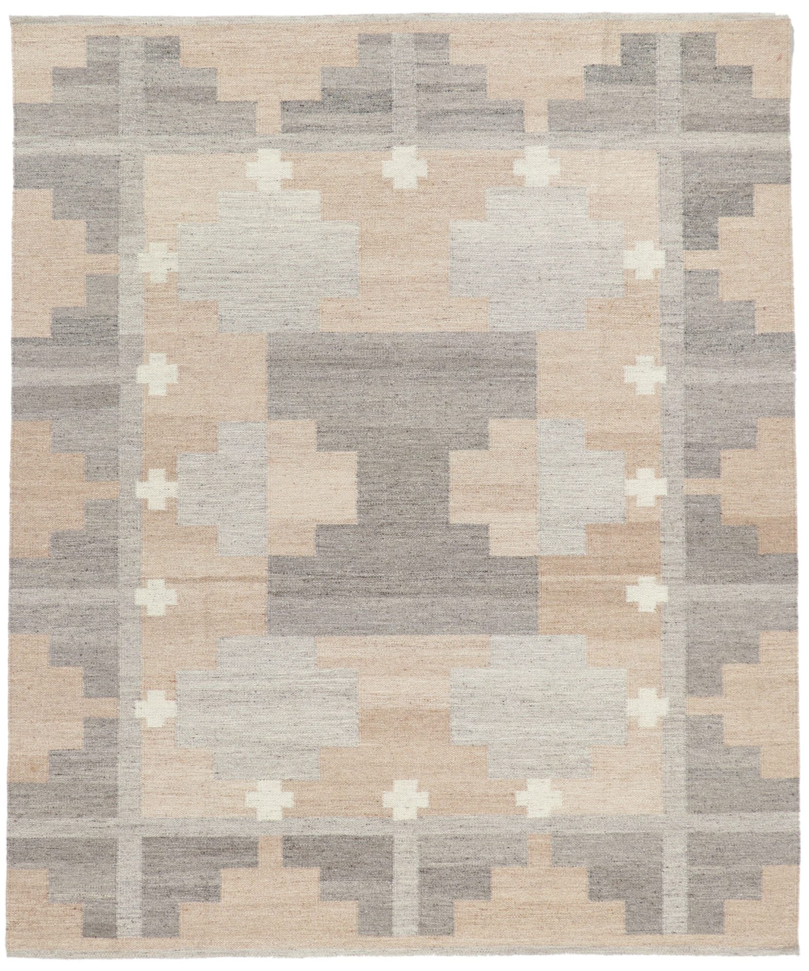 8 x 10 Swedish Inspired Kilim Rug 30966