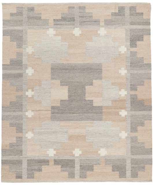 8 x 10 Swedish Inspired Kilim Rug 30966