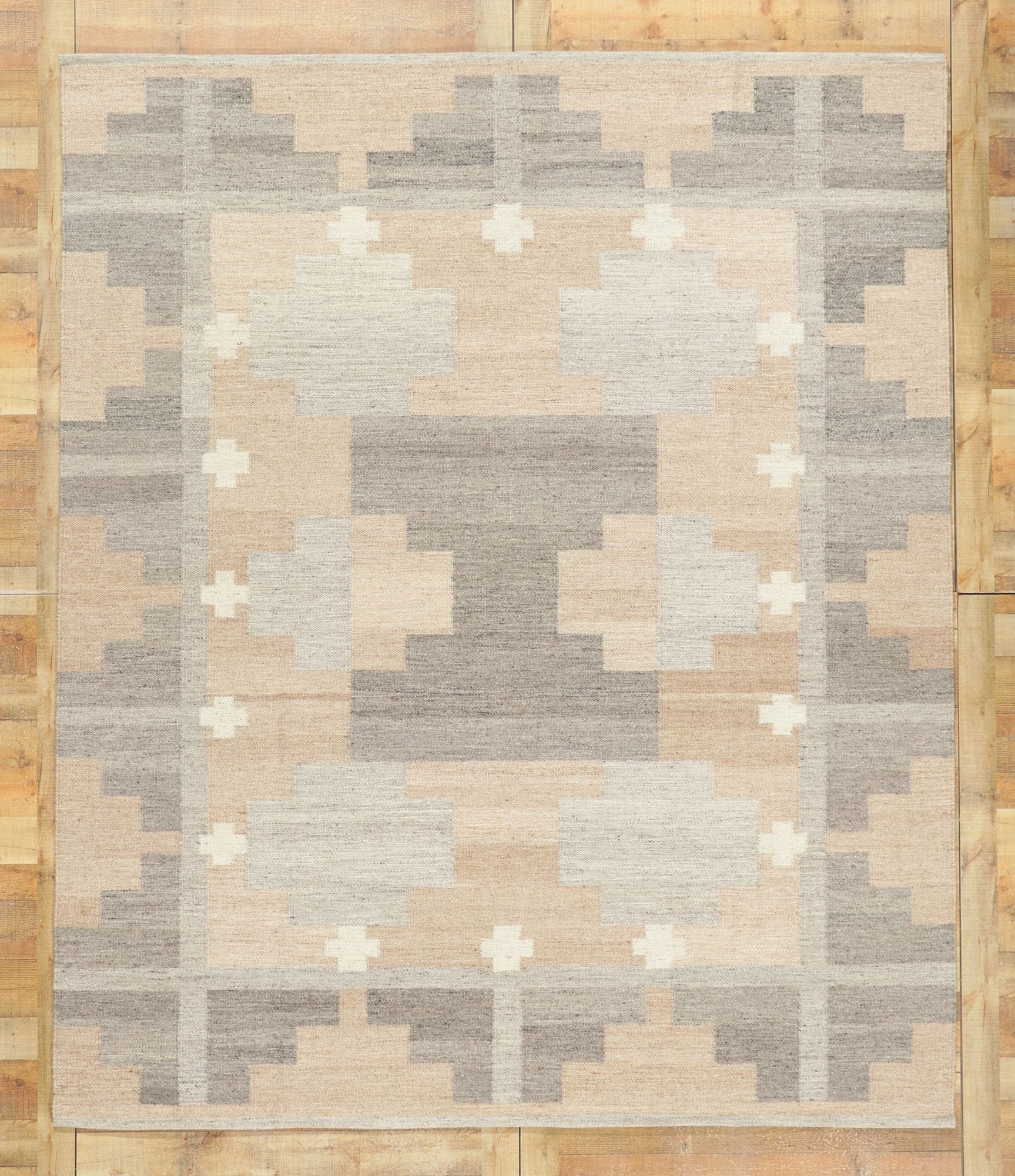 8 x 10 Swedish Inspired Kilim Rug 30966