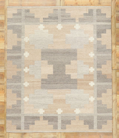 8 x 10 Swedish Inspired Kilim Rug 30966