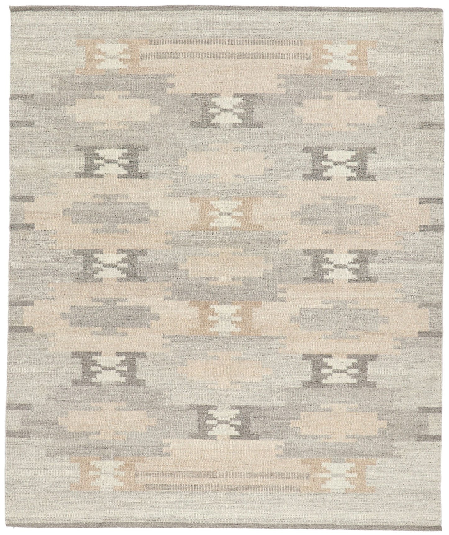 8 x 10 Swedish Inspired Kilim Rug 30968