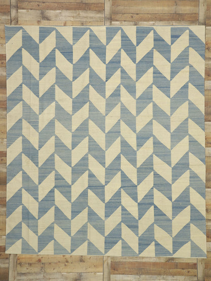 8 x 10 Vintage Afghan Kilim Rug 80097