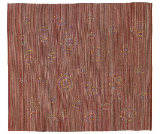 8 x 9 Vintage Kilim Rug 80108
