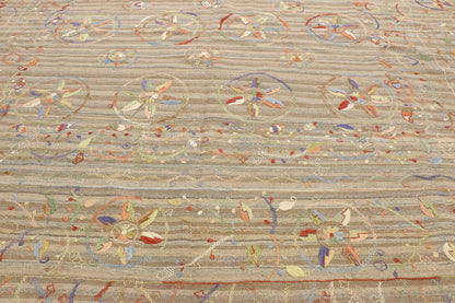 9 x 12 Vintage Uzbek Afghan Kilim Rug 80111