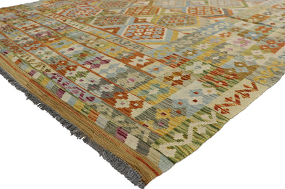7 x 10 Vintage Kilim Rug 80115