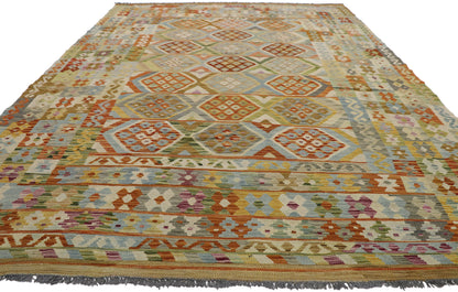 7 x 10 Vintage Kilim Rug 80115