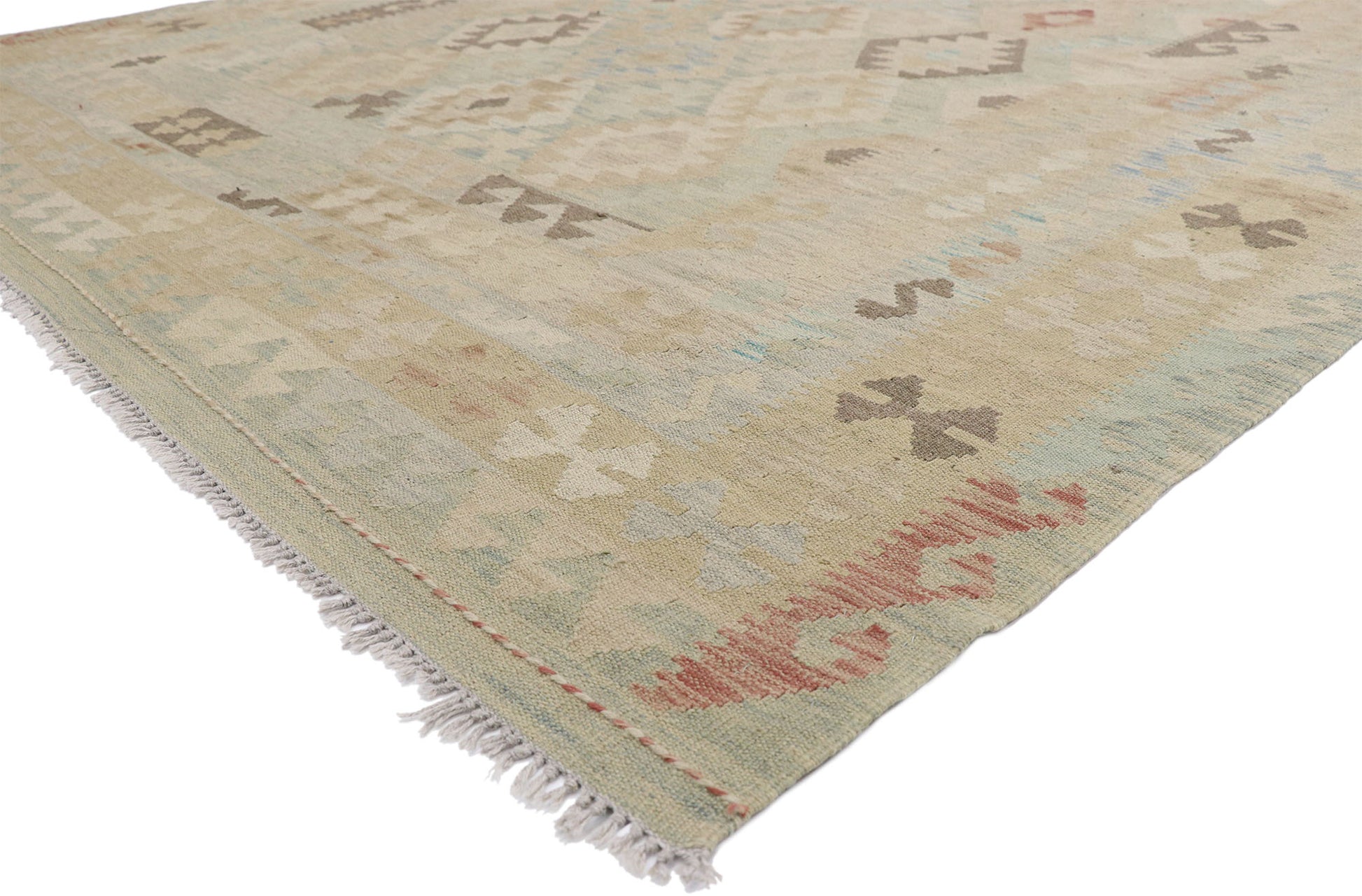 7 x 10 Vintage Afghan Kilim Rug 80118
