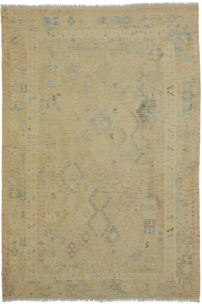 7 x 10 Vintage Afghan Kilim Rug 80123