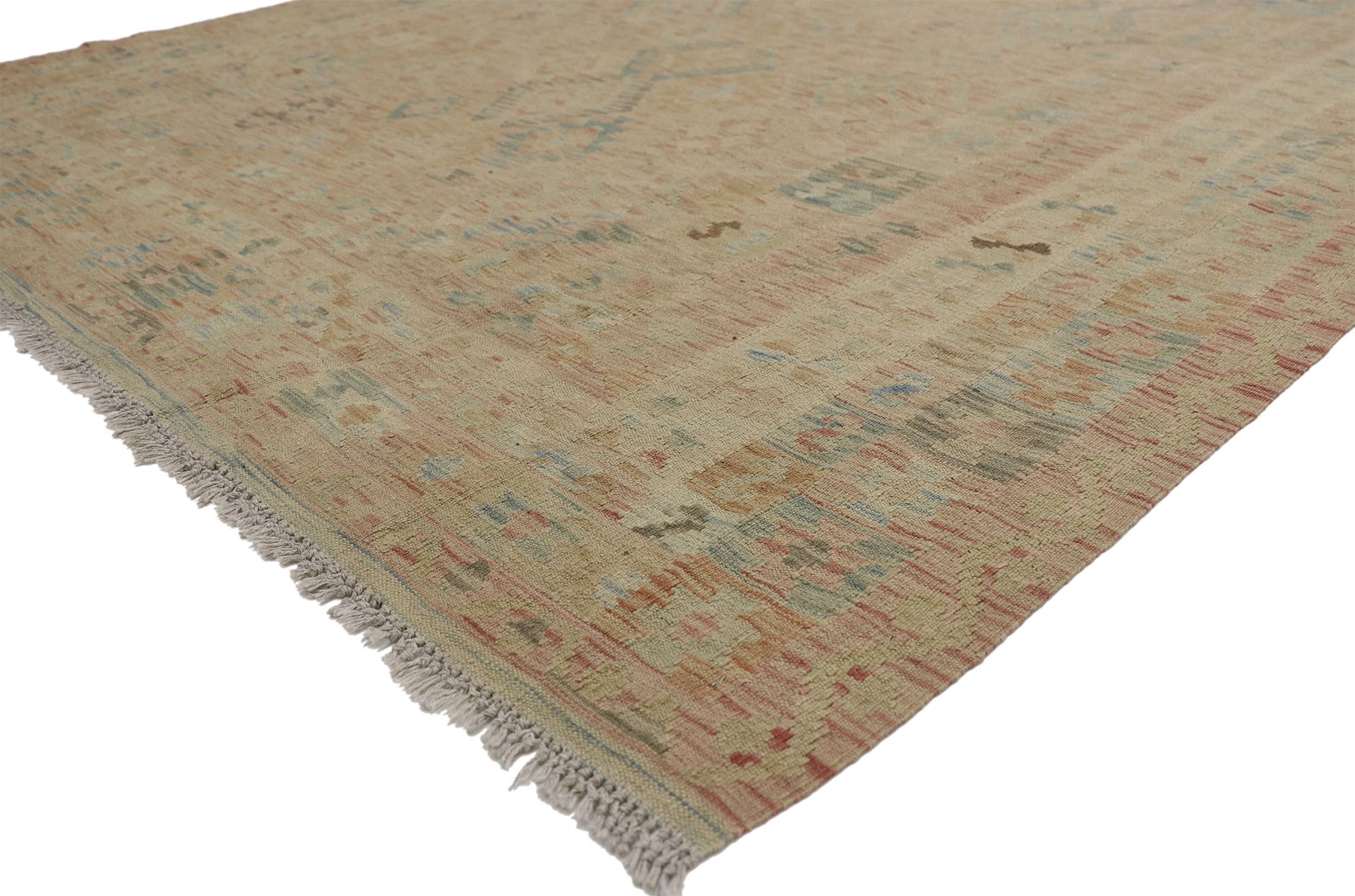 7 x 10 Vintage Afghan Kilim Rug 80123