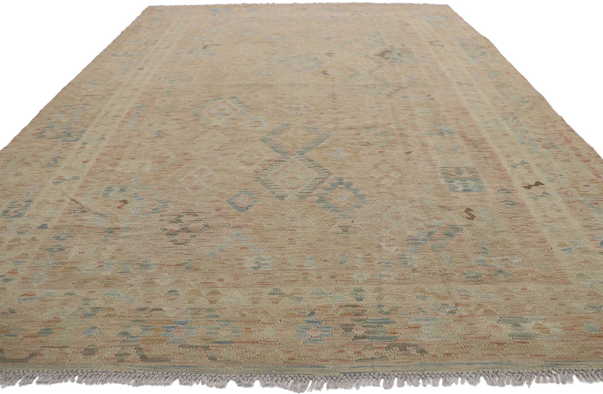 7 x 10 Vintage Afghan Kilim Rug 80123
