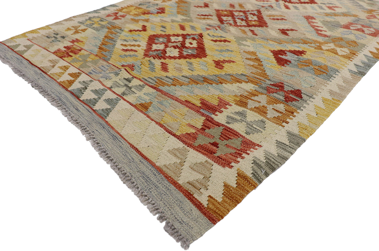 3 x 5 Vintage Afghan Kilim Rug 80127