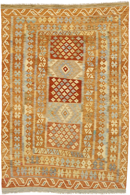 6 x 8 Vintage Afghan Kilim Rug 80128