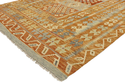 6 x 8 Vintage Afghan Kilim Rug 80128