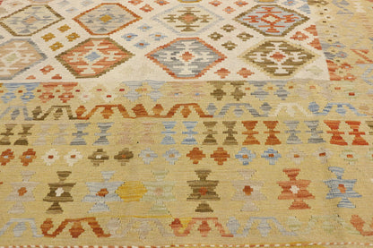 8 x 9 Vintage Afghan Kilim Rug 80130