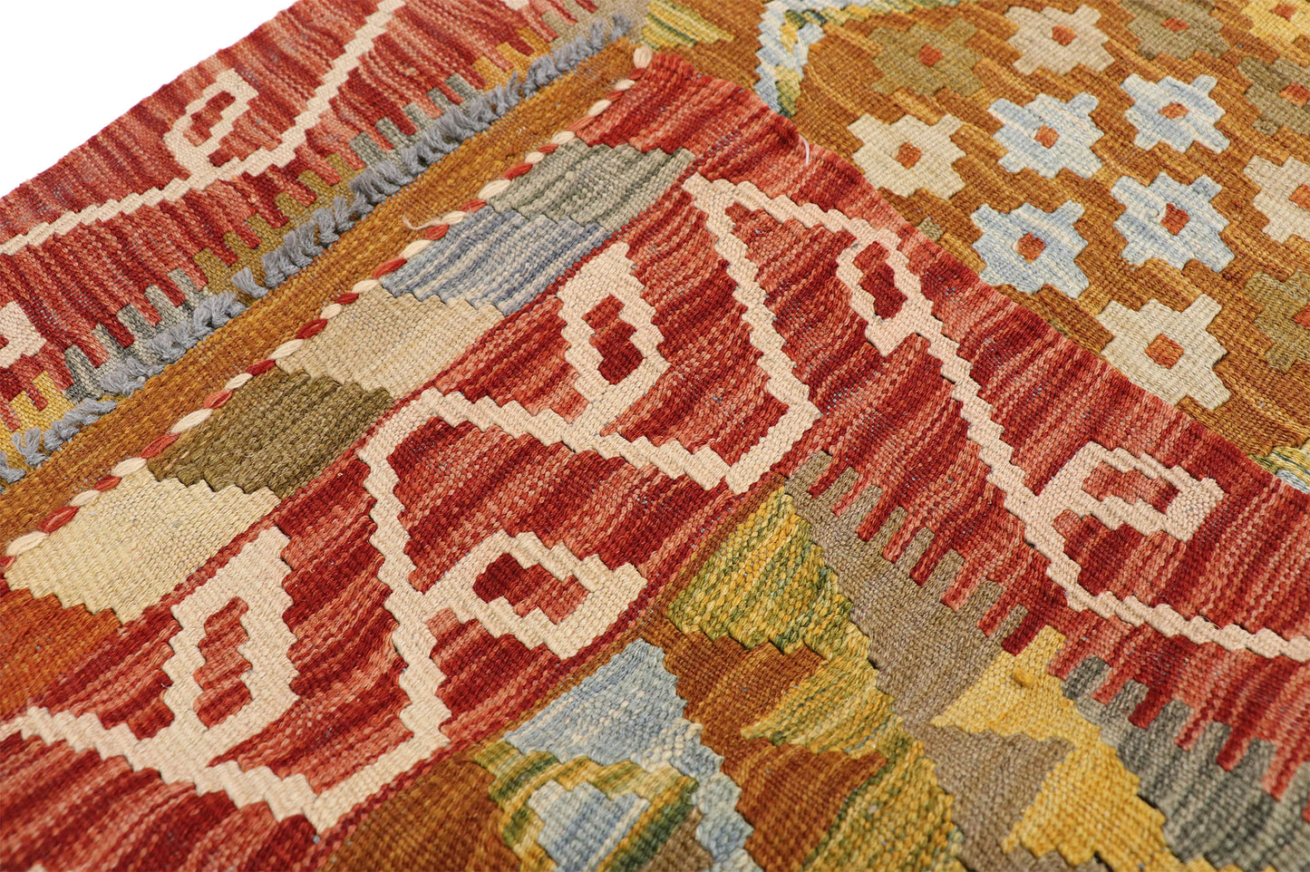 3 x 4 Vintage Afghan Kilim Rug 80135