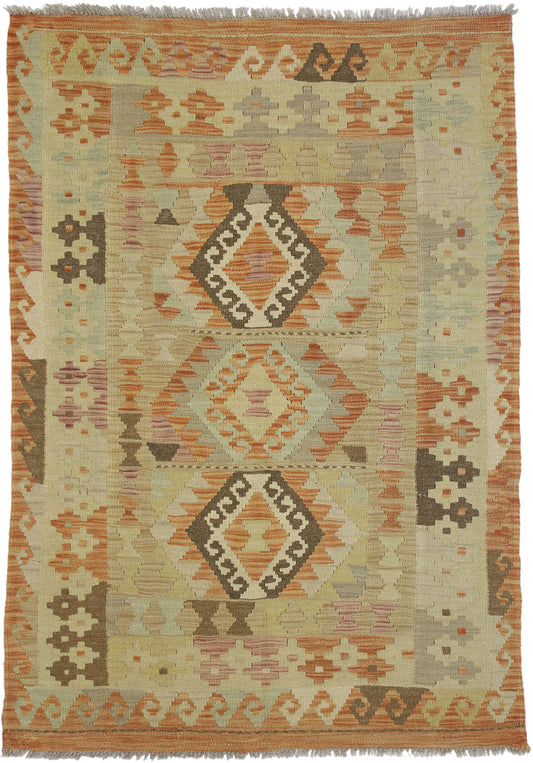 3 x 5 Vintage Afghan Kilim Rug 80140