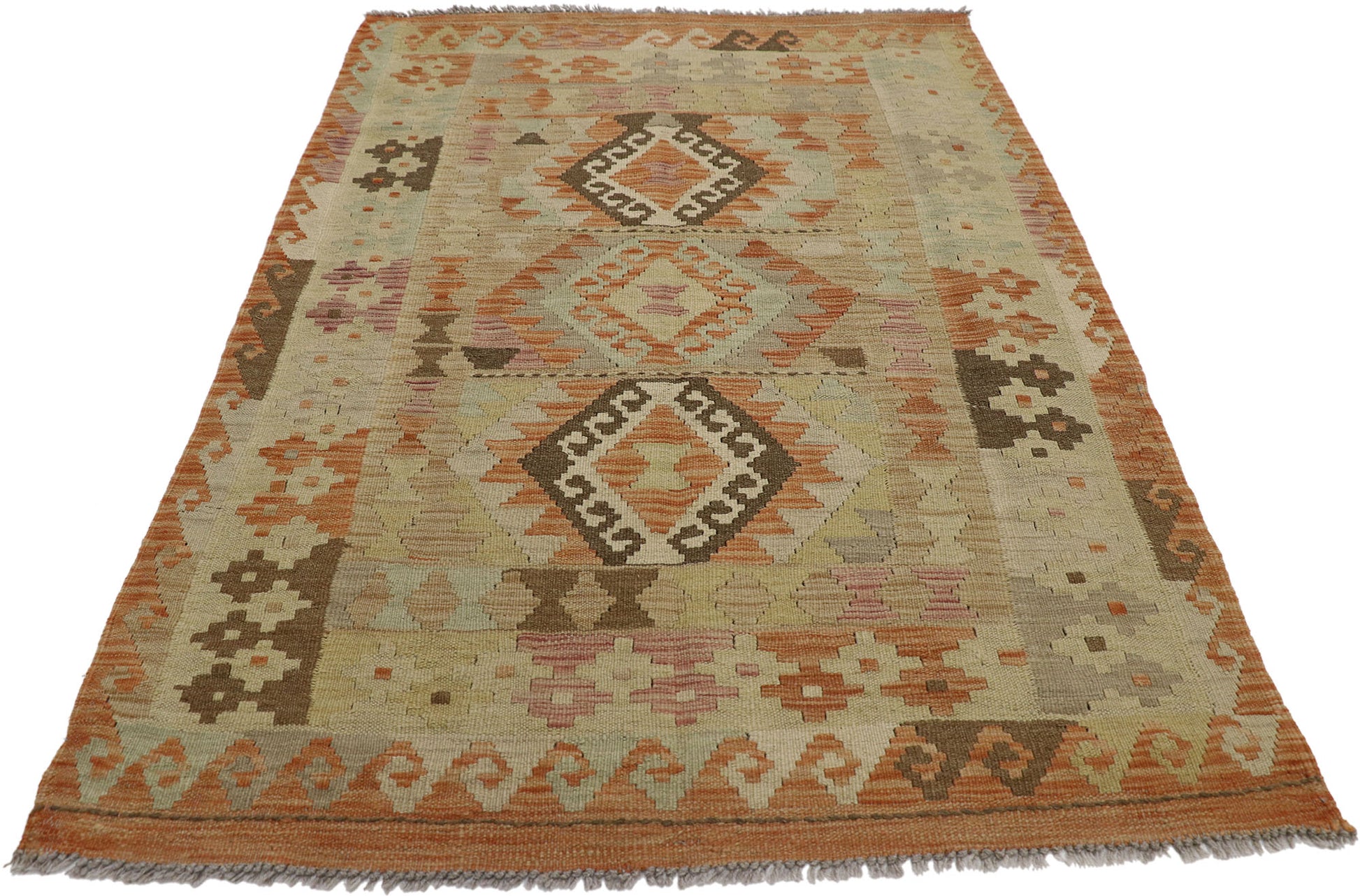 3 x 5 Vintage Afghan Kilim Rug 80140