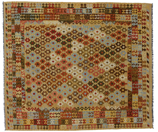 8 x 10 Vintage Kilim Rug 80150