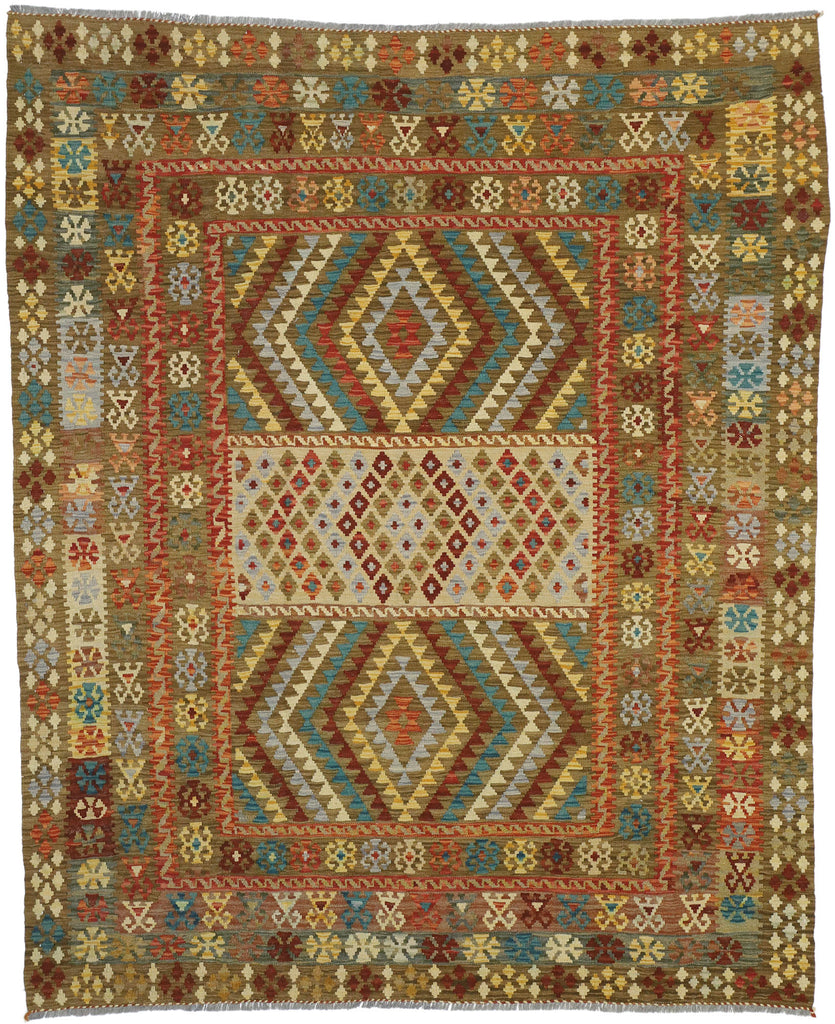 6 x 8 Vintage Afghan Kilim Rug 80151